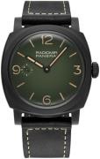 Panerai Herrklocka PAM00997 Radiomir Grön/Läder Ø48 mm