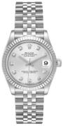 Rolex Damklocka 278274-0030 Datejust 31 Silverfärgad/Stål Ø31 mm