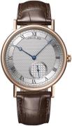 Breguet Herrklocka 7147BR-12-9WU Classique Silverfärgad/Läder Ø40