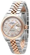 Rolex Damklocka 279171-0013 Lady-Datejust 28 Vit/18 karat roséguld