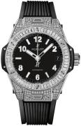 Hublot Damklocka 465.SX.1170.RX.0904 Big Bang 39mm Svart/Gummi Ø39 mm