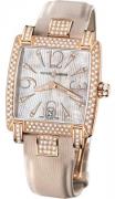 Ulysse Nardin Damklocka 136-91AC-695 Ladies Caprice Vit/Textil Ø34 mm