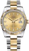 Rolex Damklocka 126233-0018 Datejust 36 Gulguldstonad/18 karat gult