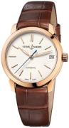 Ulysse Nardin Damklocka 8106-116-2-90 Classico Vit/Läder Ø31 mm