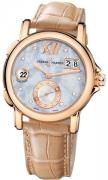 Ulysse Nardin Damklocka 246-22-392 Dual Time Lady Vit/Läder Ø37 mm