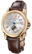 Ulysse Nardin Herrklocka 246-55-31 Dual Time Silverfärgad/Läder