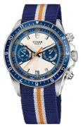 Tudor Herrklocka 70330B-BLFS Heritage Chrono Blue Blå/Textil Ø42 mm