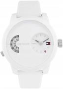 Tommy Hilfiger Herrklocka 1791558 Vit/Gummi Ø40 mm