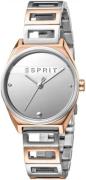 Esprit Damklocka ES1L058M0055 Silverfärgad/Roséguldstonat stål