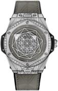 Hublot Damklocka 465.SS.7047.VR.1204.MXM20 Big Bang 39Mm Grå/Gummi