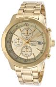 Seiko Herrklocka SKS426P1 Chronograph Gulguldstonad/Gulguldtonat