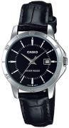 Casio LTP-V004L-1AUDF Quartz Svart/Läder