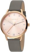 Esprit Damklocka ES1L173L0045 Roséguldstonad/Läder Ø36 mm