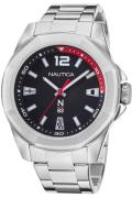 Nautica Herrklocka NAPTBF104 Svart/Stål Ø46 mm