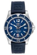 Breitling Herrklocka A17367D81C1S1 Superocean 44 Blå/Gummi Ø44 mm