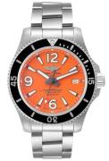 Breitling Herrklocka A17366D71O1A1 Superocean Ii 42 Orange/Stål Ø42