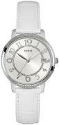 Guess Damklocka W0930L4 Silverfärgad/Läder Ø36 mm