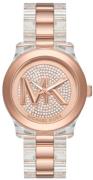 Michael Kors Damklocka MK7355 Runway Roséguldstonat stål Ø38 mm