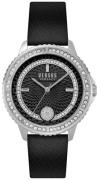 Versus by Versace Damklocka VSPLM3321 Montorgueil Svart/Läder Ø40 mm