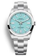 Rolex Herrklocka 124300-0006 Oyster Perpetual 41 Tiffany Blue