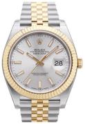 Rolex Herrklocka 126333-0002 Datejust 41 Silverfärgad/18 karat gult