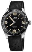 Oris Herrklocka 01 733 7707 4064-07 4 20 18 Diving Svart/Gummi Ø40 mm