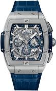 Hublot Herrklocka 641.NX.7170.LR Big Bang 42Mm Blå/Gummi