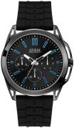 Guess Herrklocka W1177G1 Svart/Gummi Ø44 mm