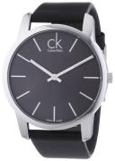 Calvin Klein Herrklocka K2G21107 City Svart/Läder Ø43 mm