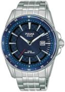 Pulsar Herrklocka PX3201X1 Blå/Stål Ø42 mm