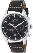 Hugo Boss Herrklocka 1513708 Svart/Läder Ø44 mm