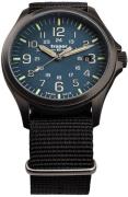 Traser H3 Herrklocka 108632 P67 Officer GunMetal Blå/Textil Ø42 mm