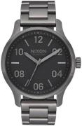 Nixon Herrklocka A1242-1531-00 The Patrol Svart/Stål Ø42 mm