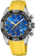 Festina Herrklocka F20544-4 Chrono Bike Blå/Gummi Ø45.5 mm