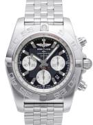 Breitling Herrklocka AB011012-B967-375A Chronomat 44 Svart/Stål Ø44