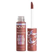 NYX PROFESSIONAL MAKEUP Bridgerton Royal Butter Gloss 2 Praline 8