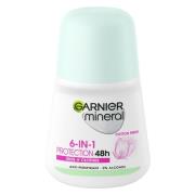 Garnier Mineral Invisible BlackWhiteColours 48H Roll-On 50 ml