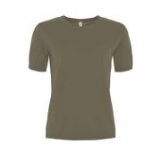 Skovhuus Mjuk O-Neck T-shirt i olika färger Green, Dam