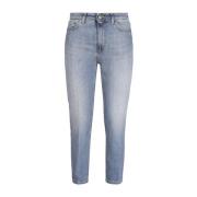 Dondup Cindy Slim-Fit Blå Jeans Blue, Dam