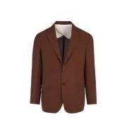 Liu Jo Monopetto Linoblazer - Stilfull och Modernt Herrblazer Brown, H...