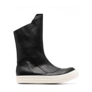 Rick Owens Moto Sneakers 91 - Svart/Mjölk Black, Herr