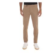 Berwich Slim Fit Chino med Skräddarsydd Sprund Beige, Herr