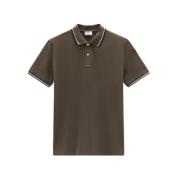 Woolrich Klassiska gröna T-shirts och Polos Green, Herr