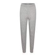 Part Two Ewanda Sweatpants - Mörkgrå Melange Gray, Dam