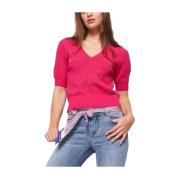 Gaudi V-neck Knitwear Pink, Dam