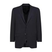 Kiton Formal Blazers Black, Herr