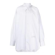 MM6 Maison Margiela Avslappnad skjorta White, Herr