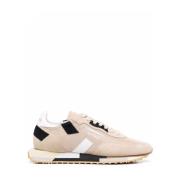 Ghoud Beige Läder Drop Panel Sneakers Beige, Herr