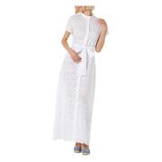 MC2 Saint Barth Maxi Klänning White, Dam