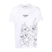 Iceberg Grafiskt Tryck T-shirt Vit White, Herr